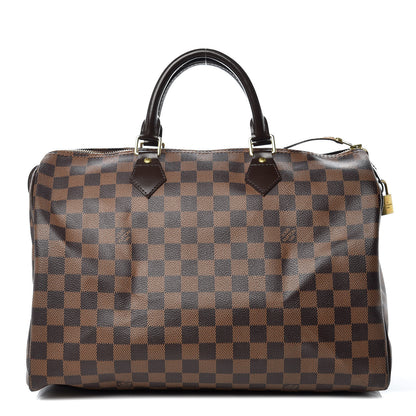 Louis Vuitton Damier Ebene Speedy 35 1 of 9