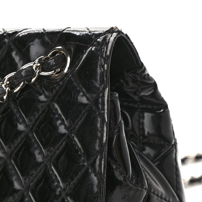 Chanel Vinyl Quilted In The Business Flap Bag Black 8 of 15