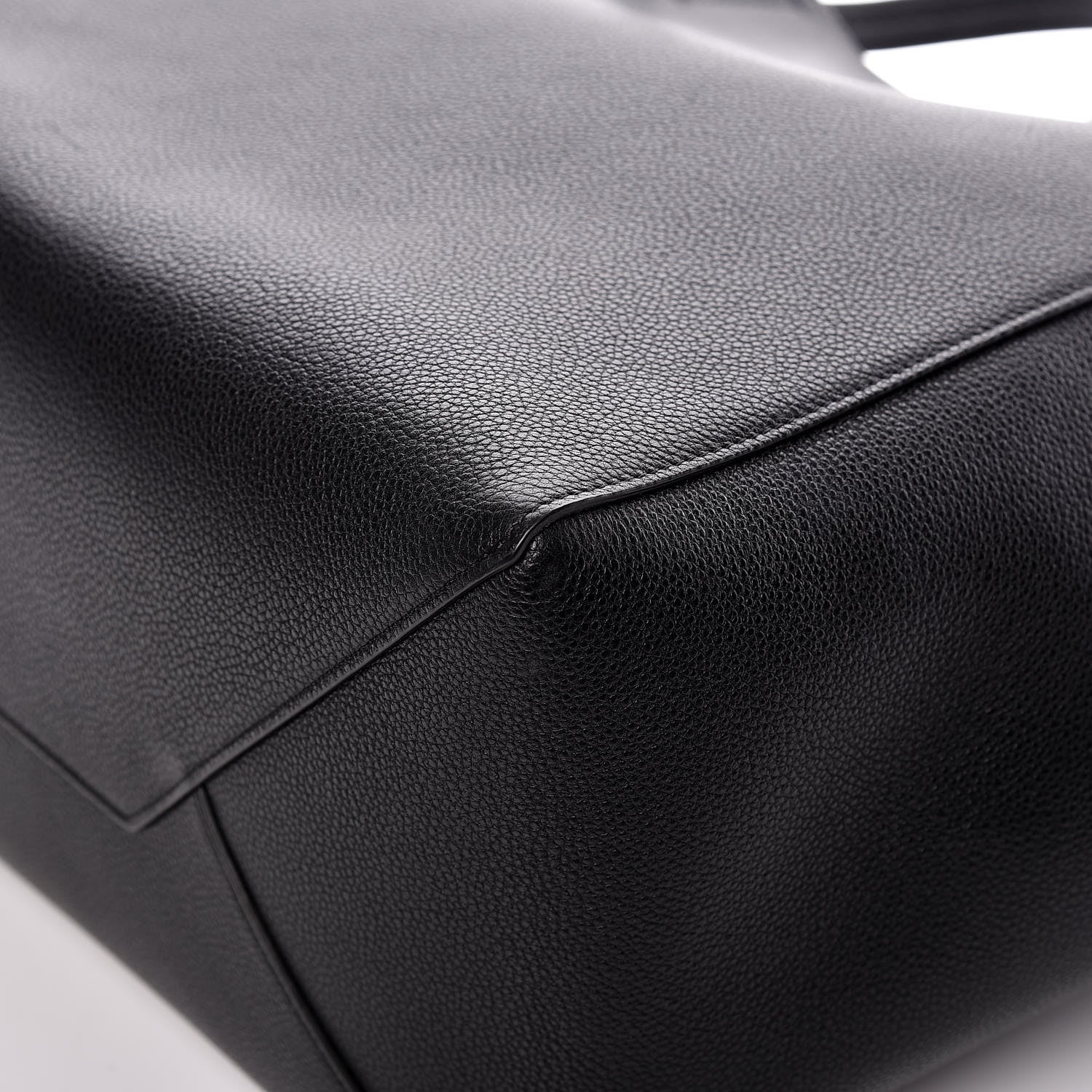 Celine Soft Grained Calfskin Small Belt Cabas Phantom Black 10 of 17