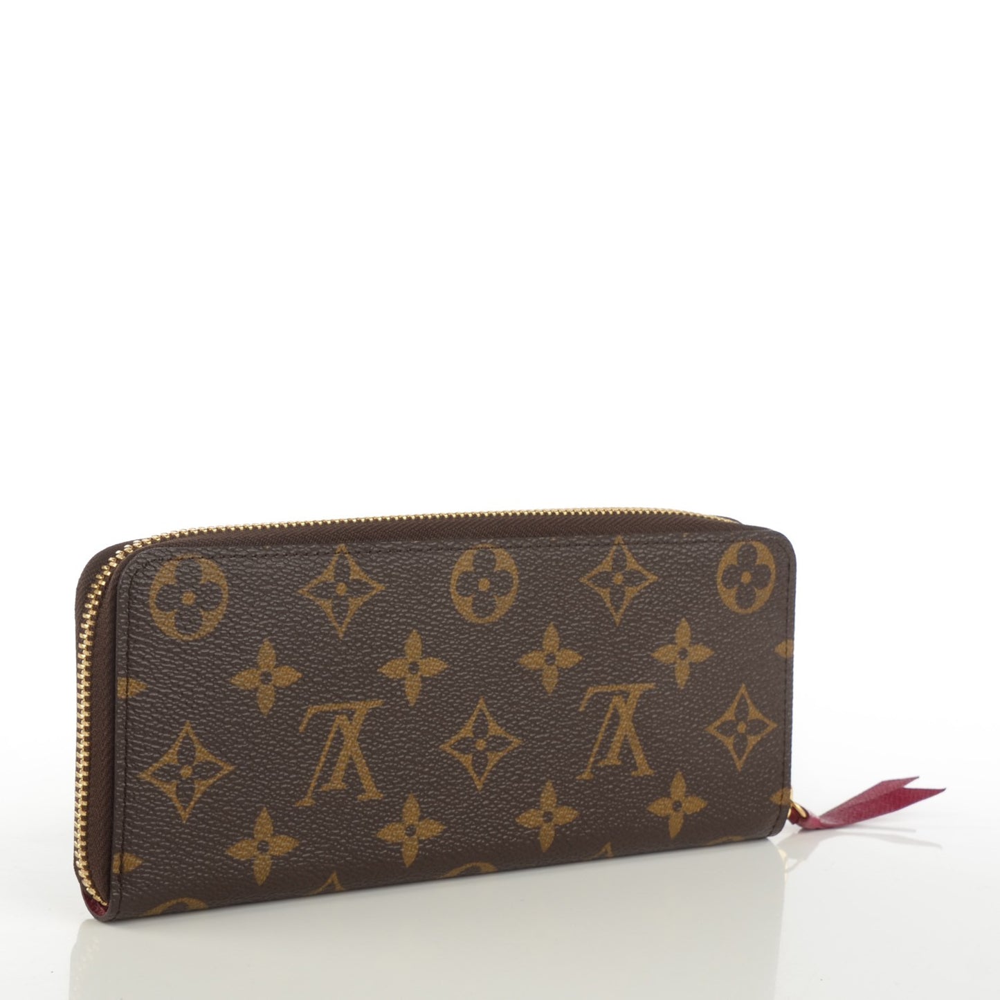 Monogram Clemence Wallet Fuchsia