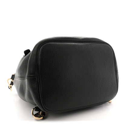Chloe Suede Calfskin Medium Faye Backpack Black 4 of 14