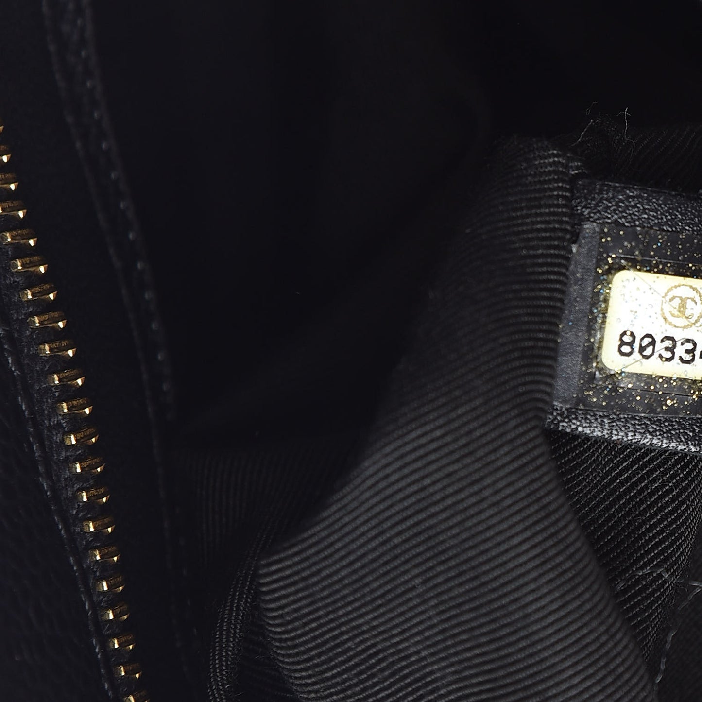 Caviar Quilted Medallion Tote Black