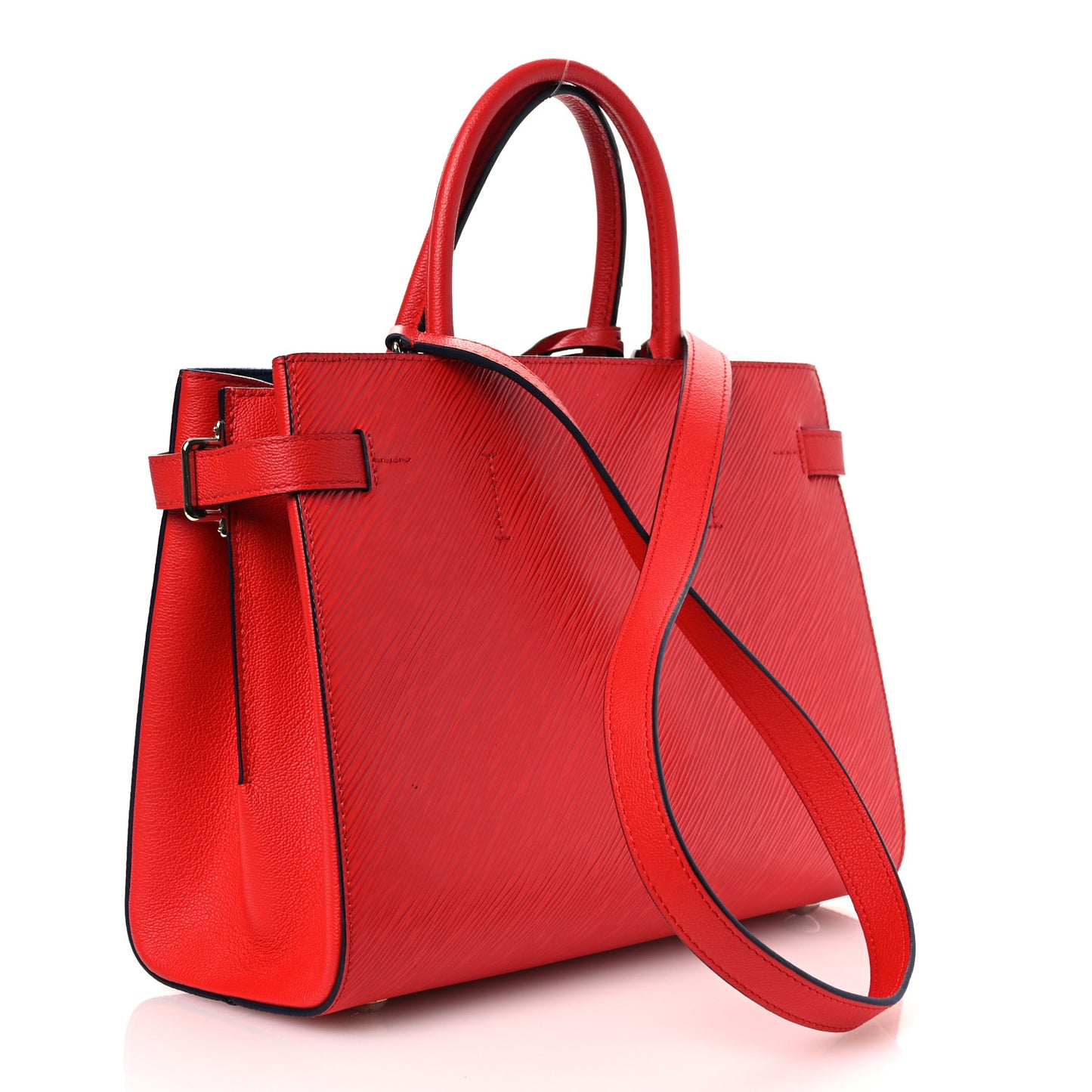 Epi Twist Tote Coquelicot