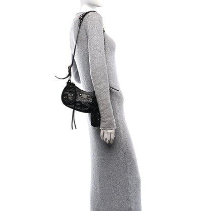 Balenciaga Agneau Arena Le Cagole Shoulder Bag XS Black 2 of 16