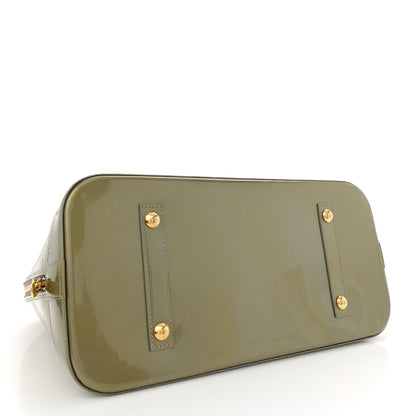 Louis Vuitton Vernis Alma GM Gris Art Deco 4 of 11
