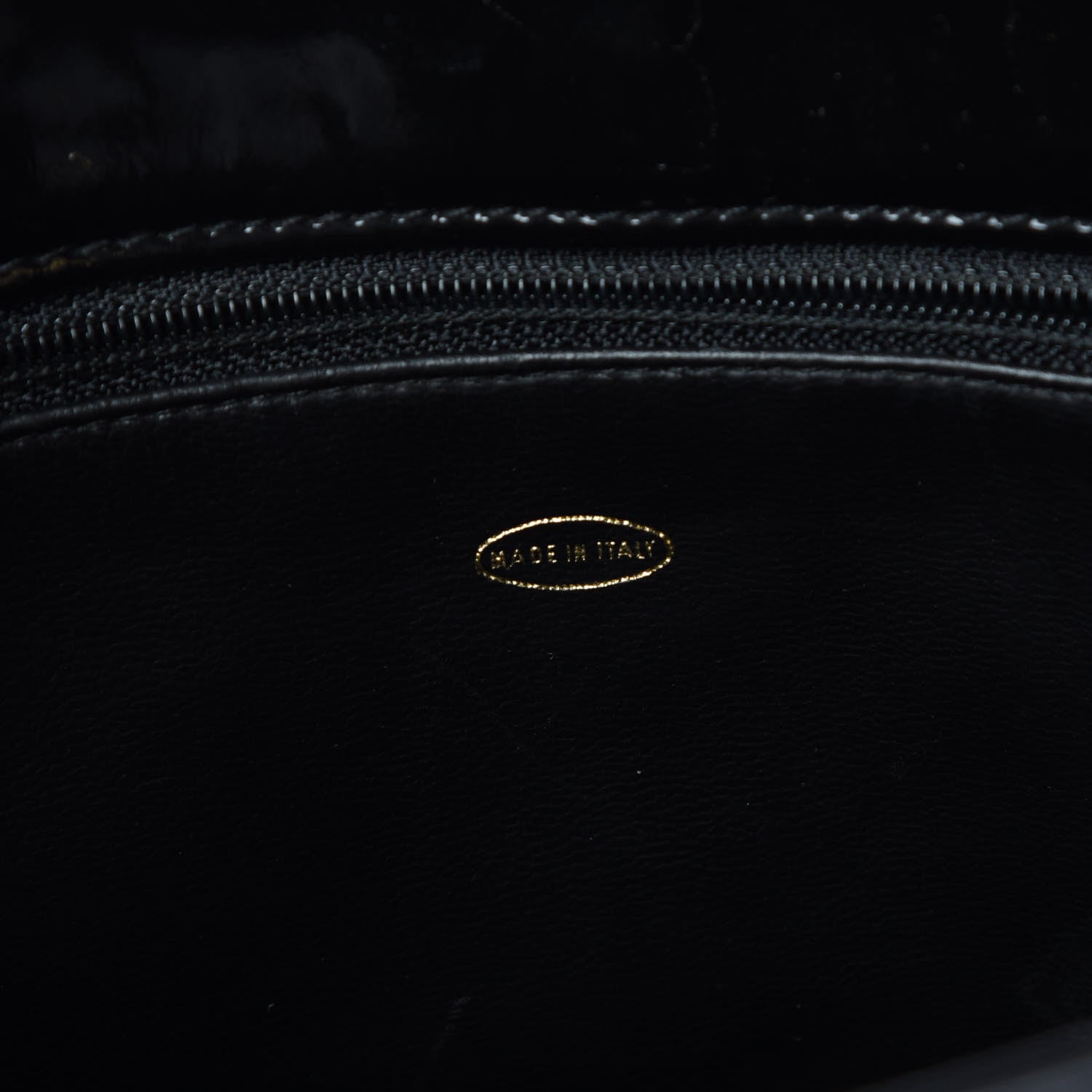 Chanel Patent Quilted Shoulder Bag Black 7 of 28