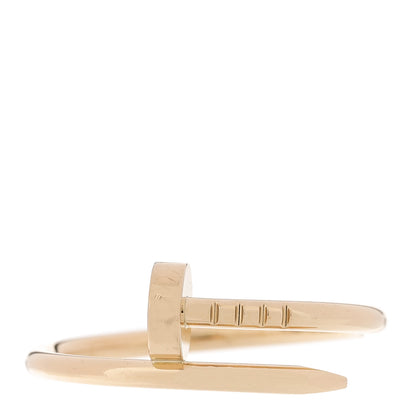 Cartier 18K Yellow Gold Small Juste Un Clou Ring 57 8 1 of 6