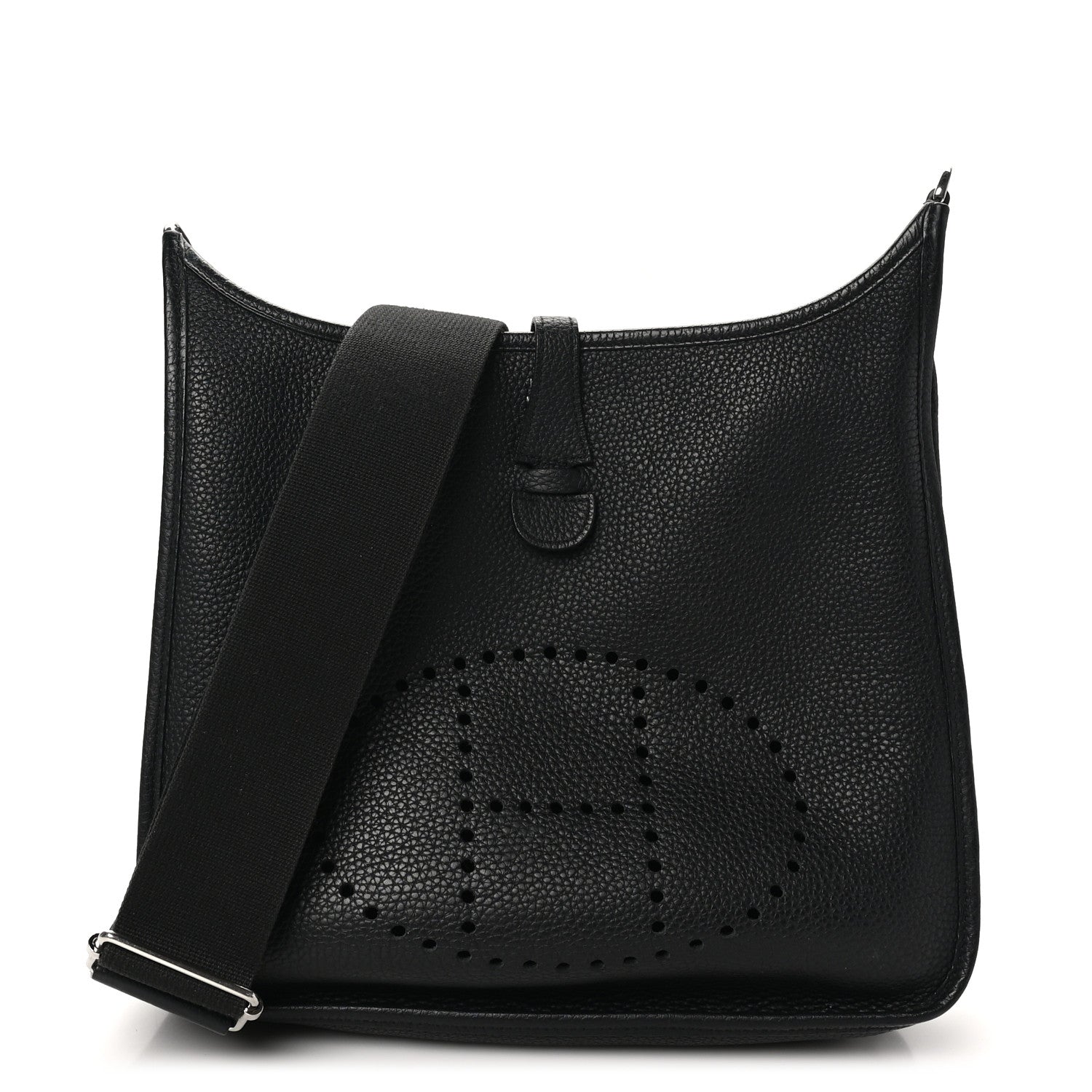 Hermes Taurillon Clemence Evelyne III PM Black 1 of 10