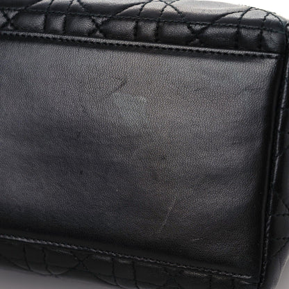 Christian Dior Lambskin Cannage Medium Lady Dior Black 8 of 15