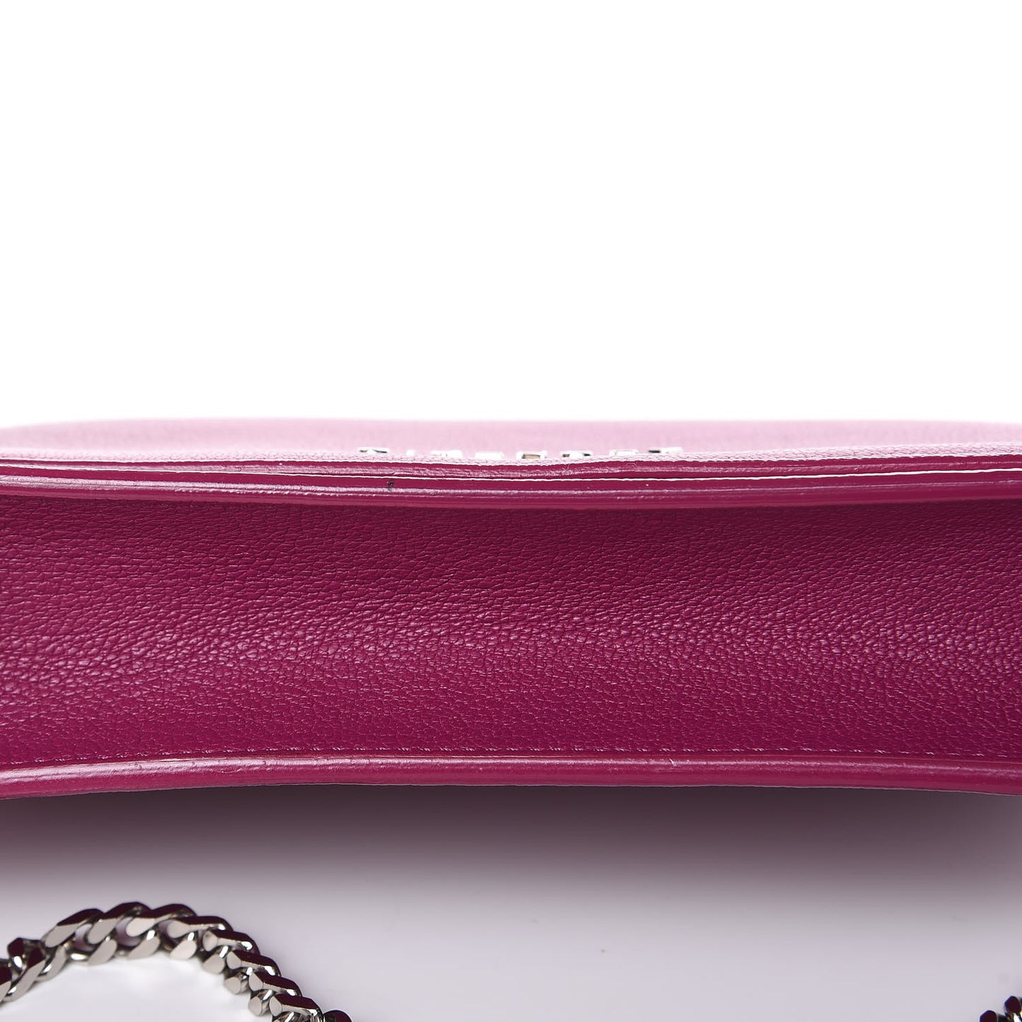 Sugar Goatskin Pandora Chain Wallet Orchid Purple