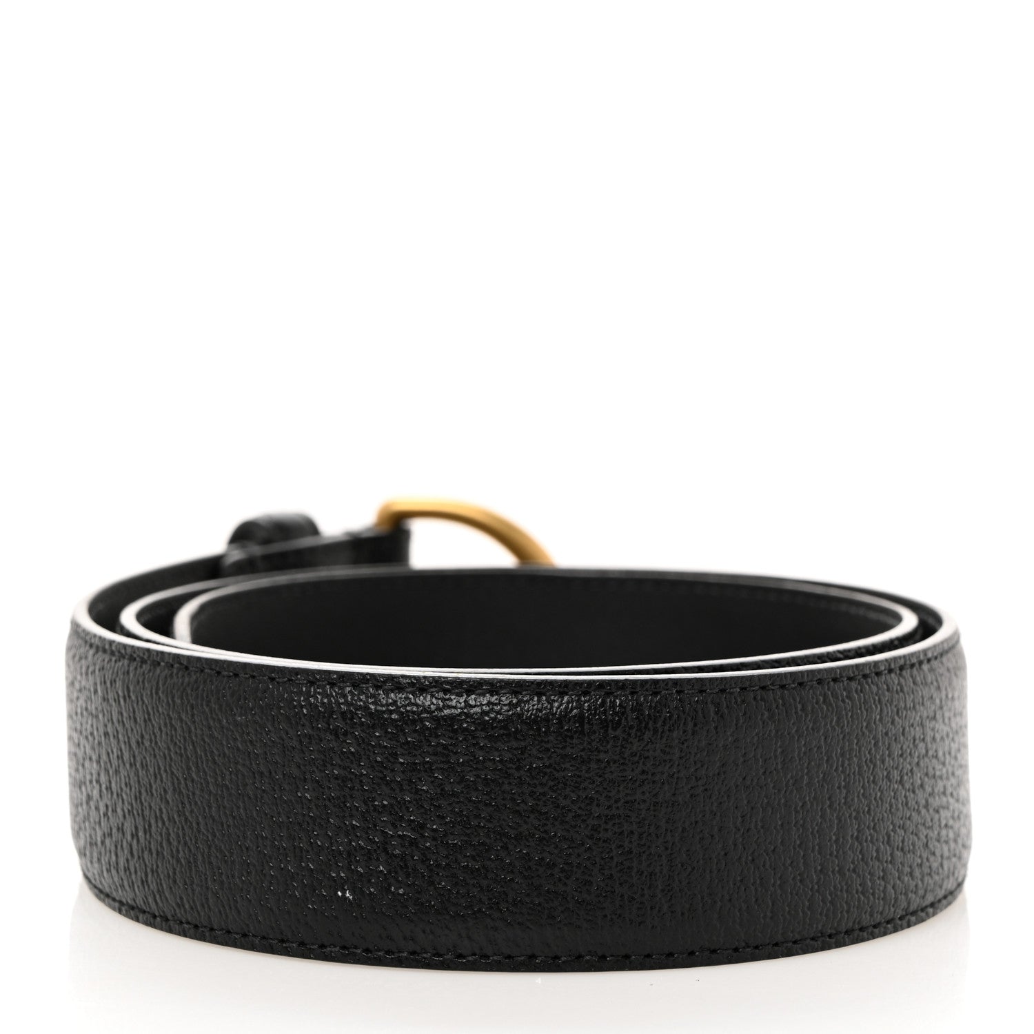 Gucci Textured Dollar Calfskin 40mm Belt 85 34 Black 2 of 6