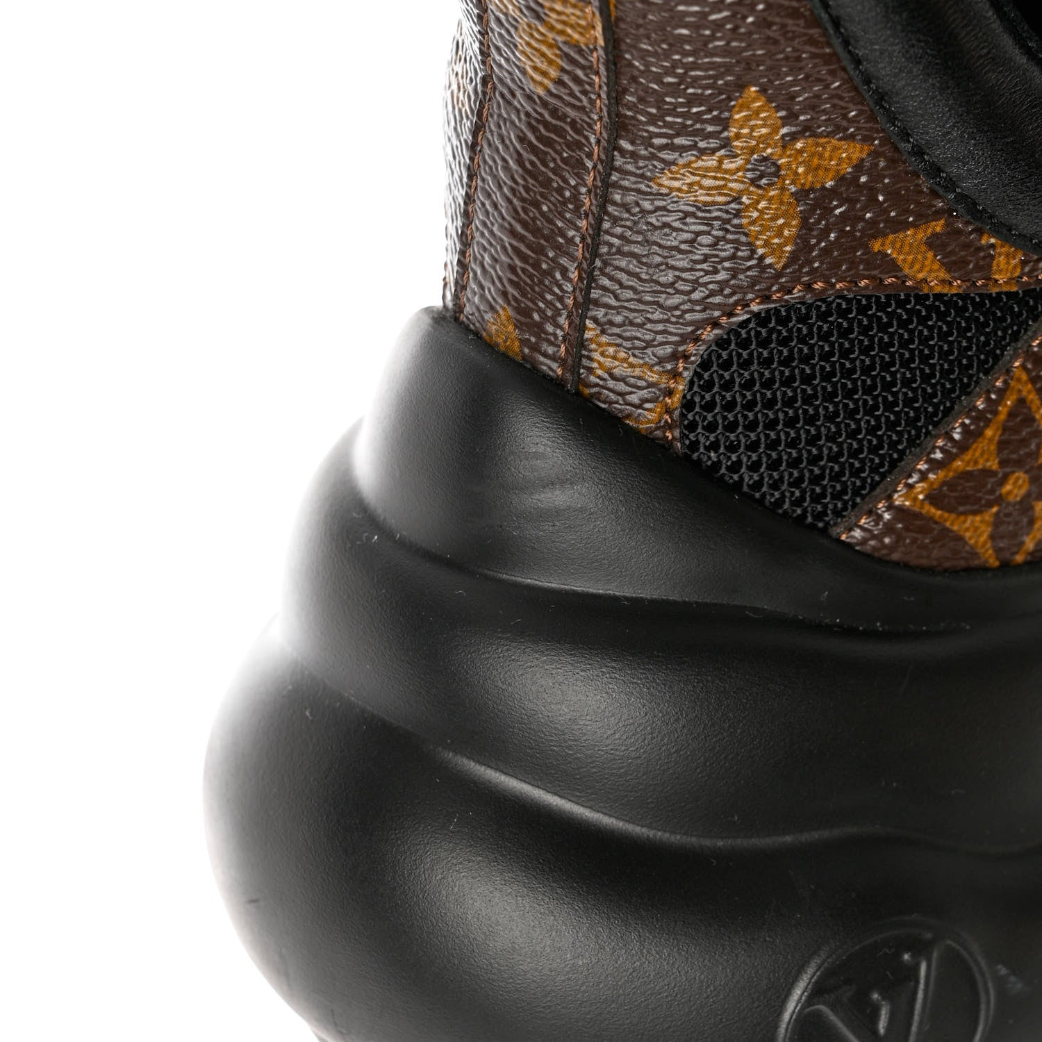 Louis Vuitton Calfskin Patent Monogram LV Archlight Sneakers 38.5 Black 10 of 10