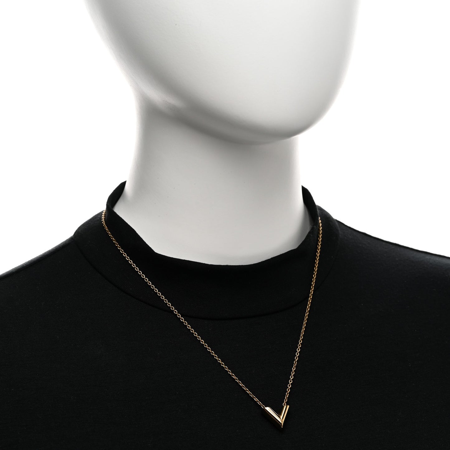 Essential V Necklace Gold
