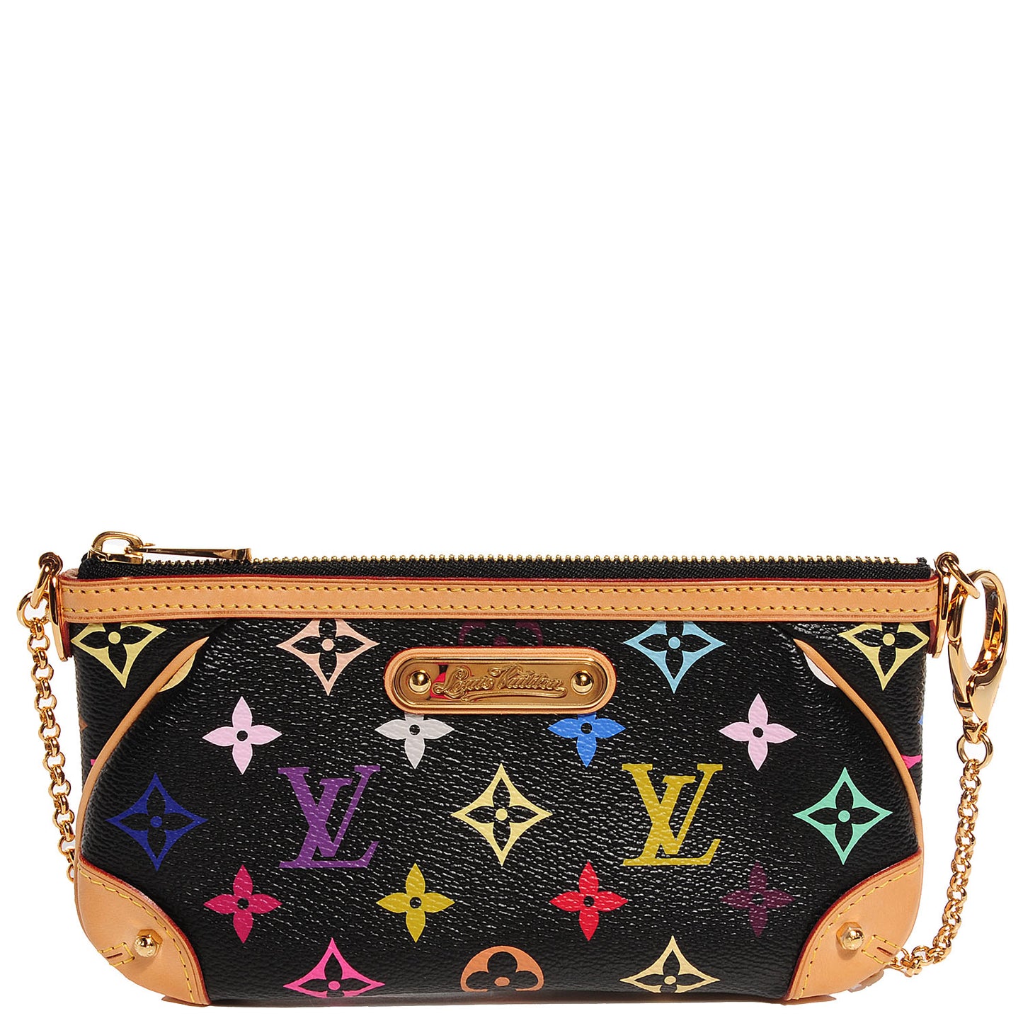 Monogram Multicolor Pochette Milla MM Black