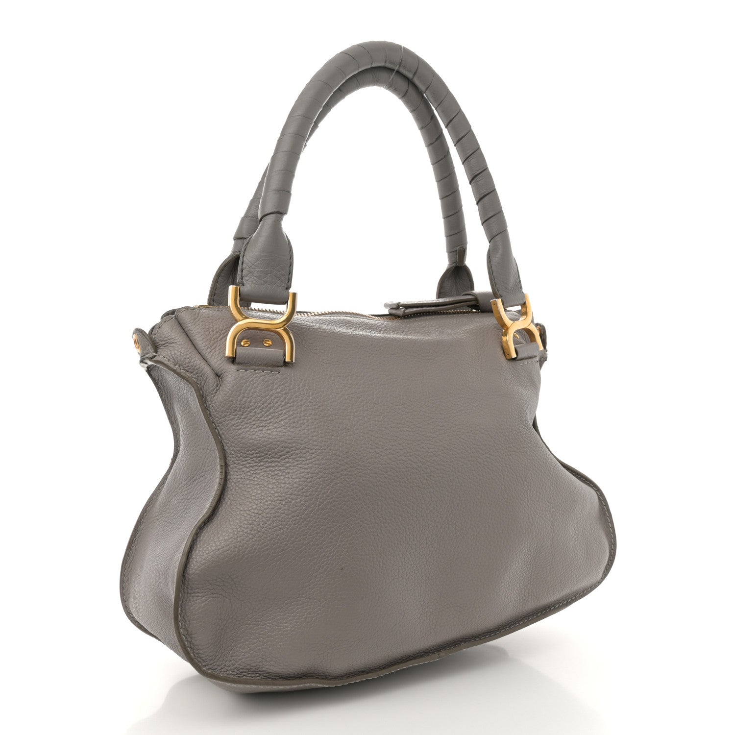 Chloe Calfskin Medium Marcie Satchel Cashmere Grey 3 of 15