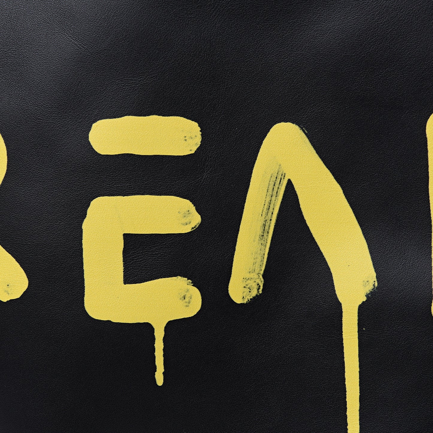 Calfskin Small GucciGhost Drawstring Backpack Black