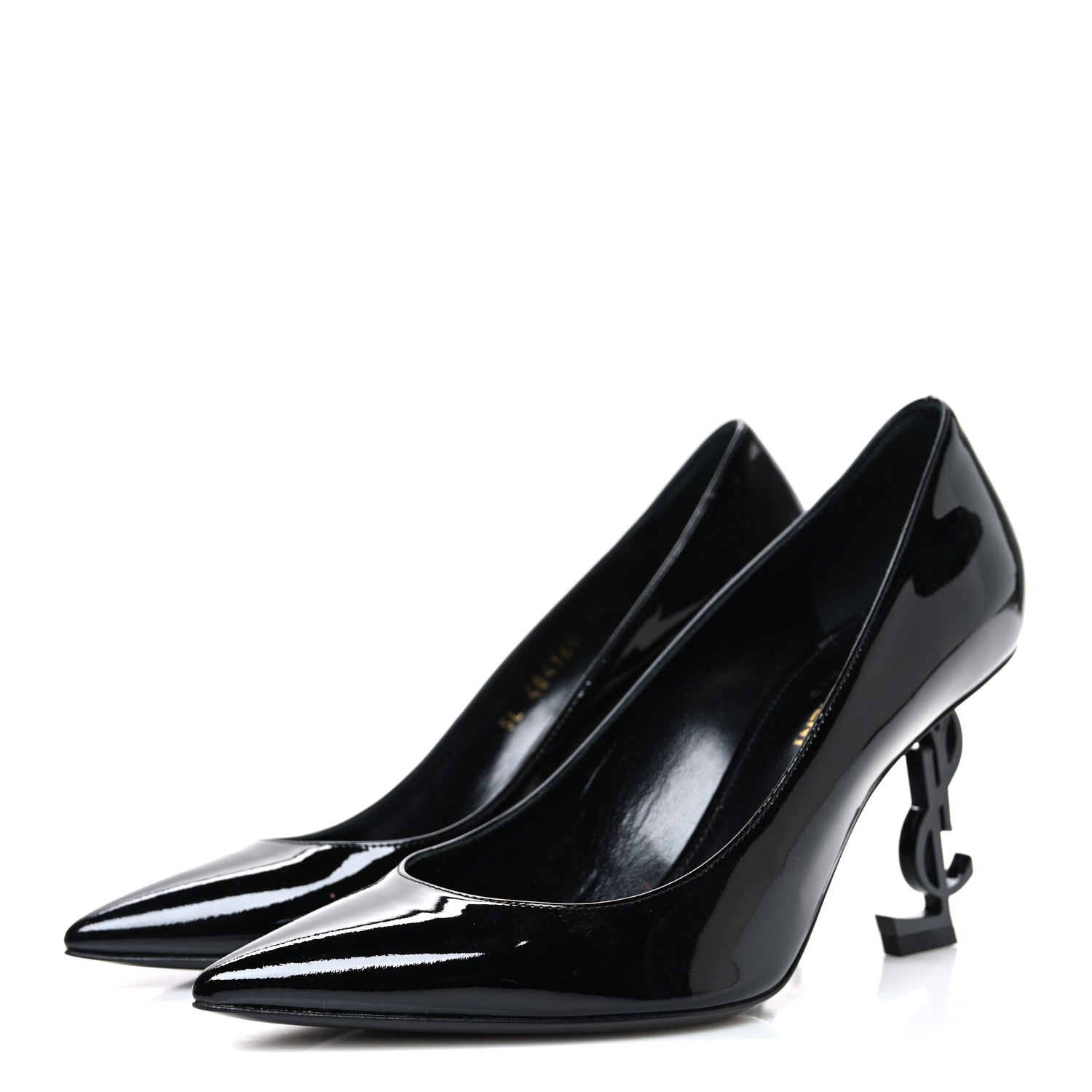 Saint Laurent Patent Opyum 85 Pumps 36 Black 4 of 11