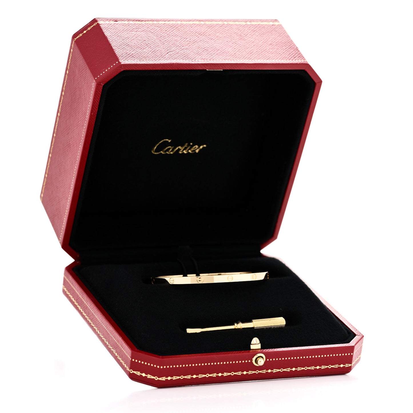 18K Yellow Gold Small LOVE Bracelet 17
