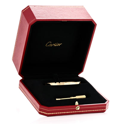 Cartier 18K Yellow Gold Small LOVE Bracelet 17 8 of 8