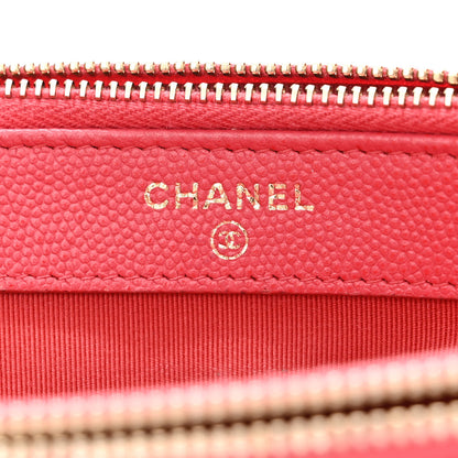 Chanel Caviar Quilted Small Clutch With Chain Pink 8 of 17