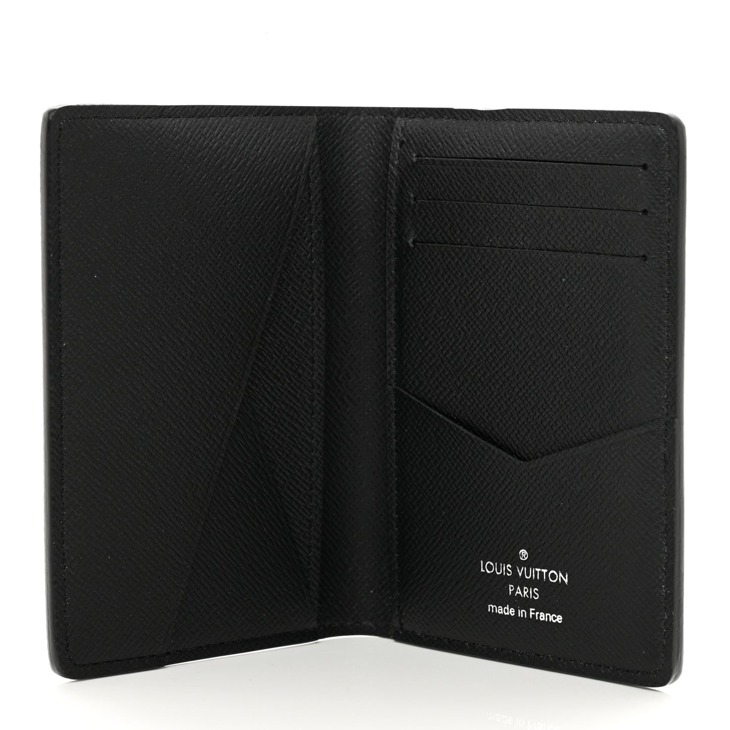 Monogram Pastel Pocket Organizer Black