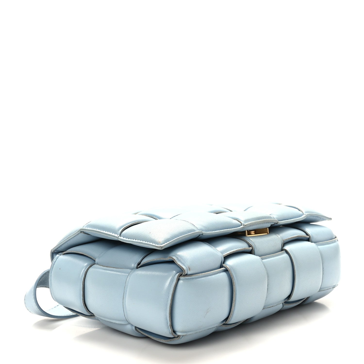 Bottega Veneta Nappa Maxi Intreccio Padded Cassette Crossbody Bag Ice 4 of 9