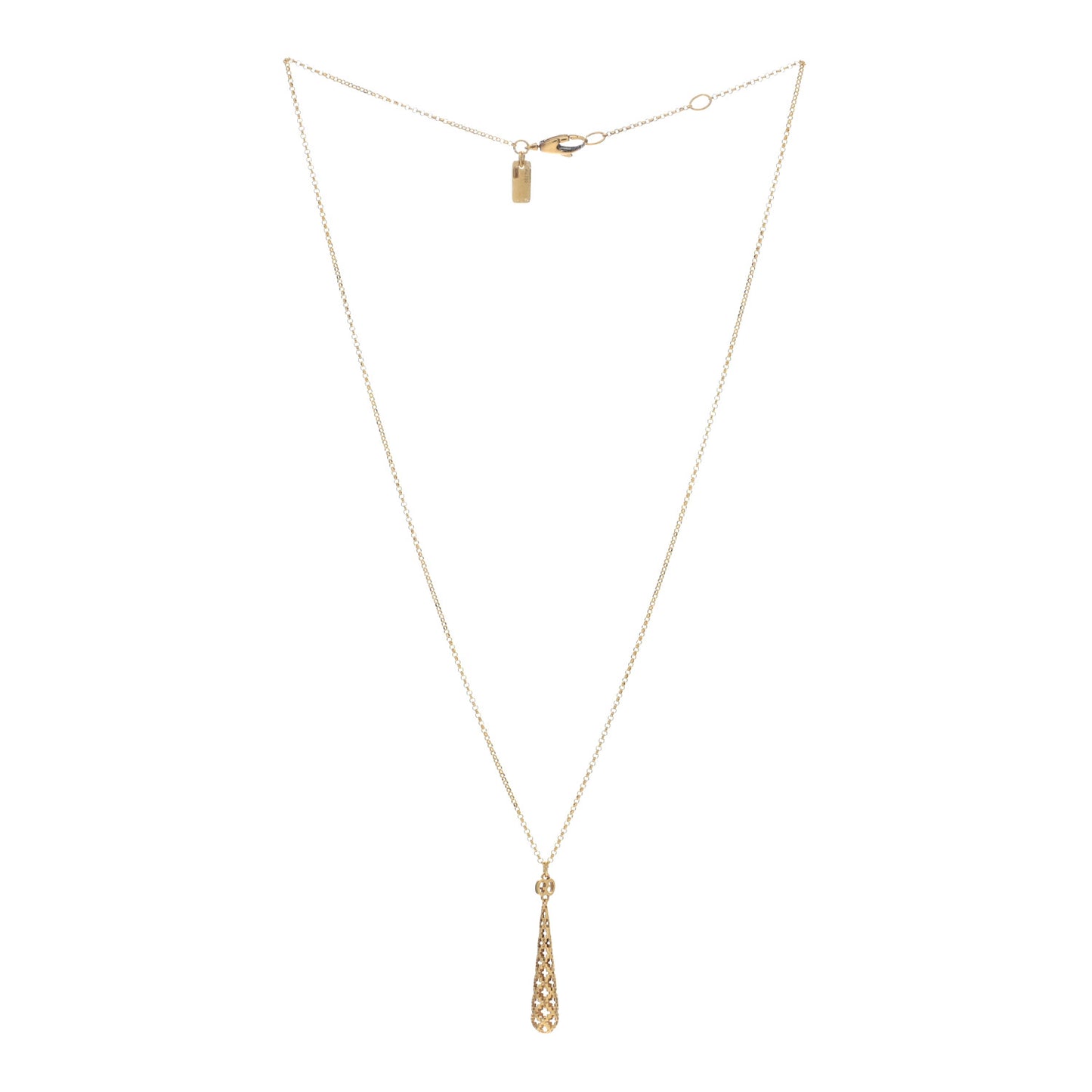 18K Yellow Gold Diamantissima Pendant Necklace
