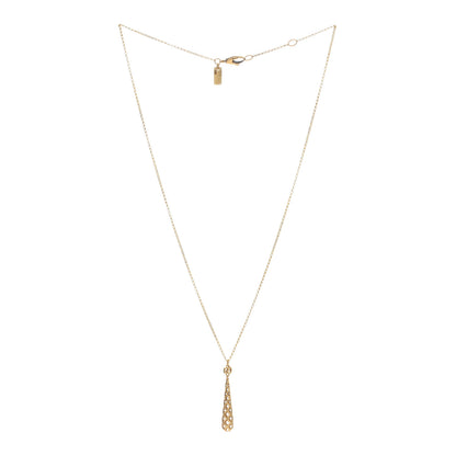 Gucci 18K Yellow Gold Diamantissima Pendant Necklace 3 of 4