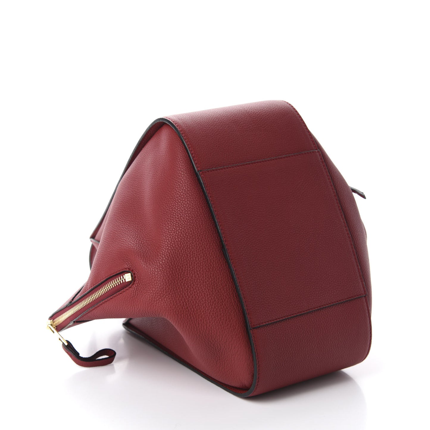 Calfskin Small Hammock Shoulder Bag Dark Red