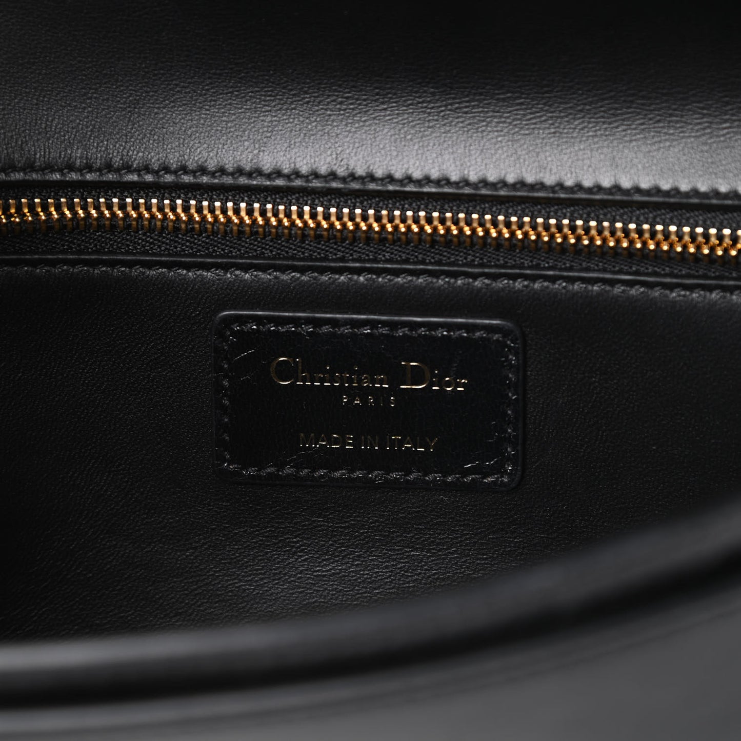 Crinkled Lambskin 30 Montaigne Clutch Black