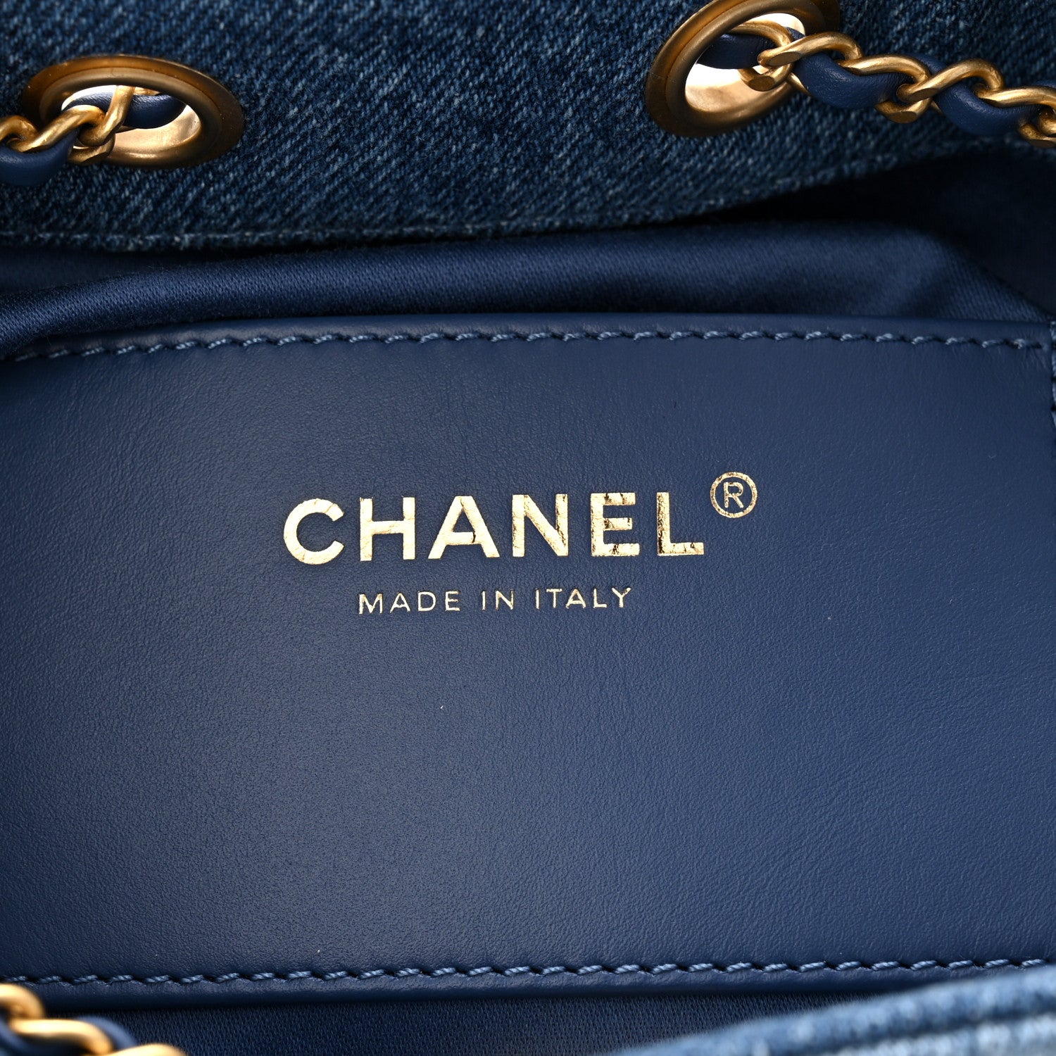 Chanel Washed Denim Quilted Mini Chanel 25 Handbag Blue 1804493
