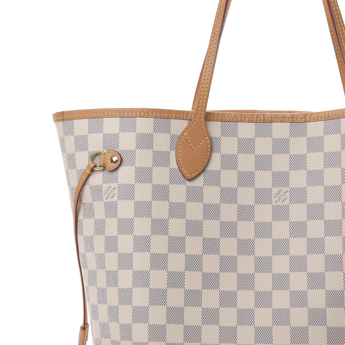 Damier Azur Neo Neverfull MM Rose Ballerine