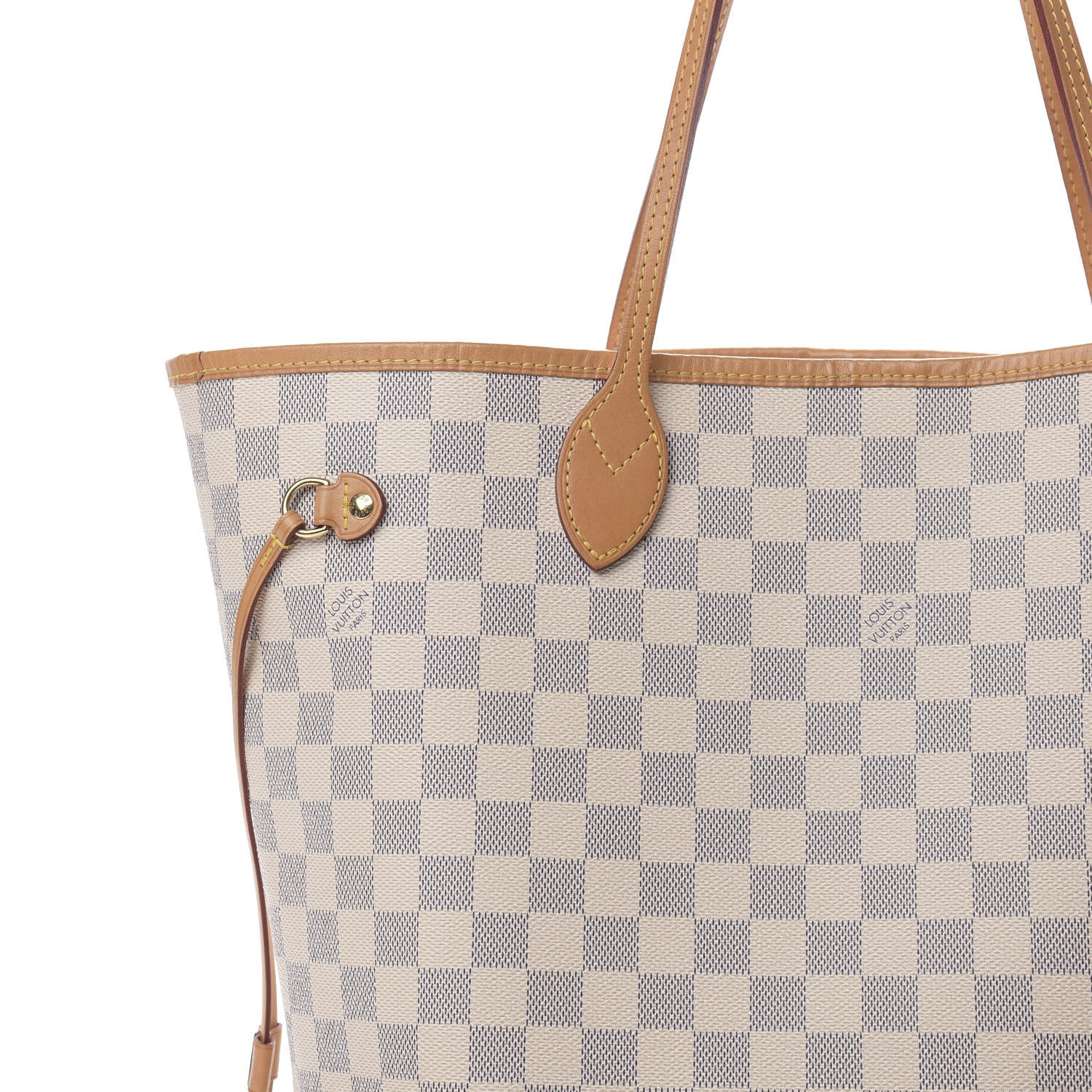 Louis Vuitton Damier Azur Neo Neverfull MM Rose Ballerine 9 of 13
