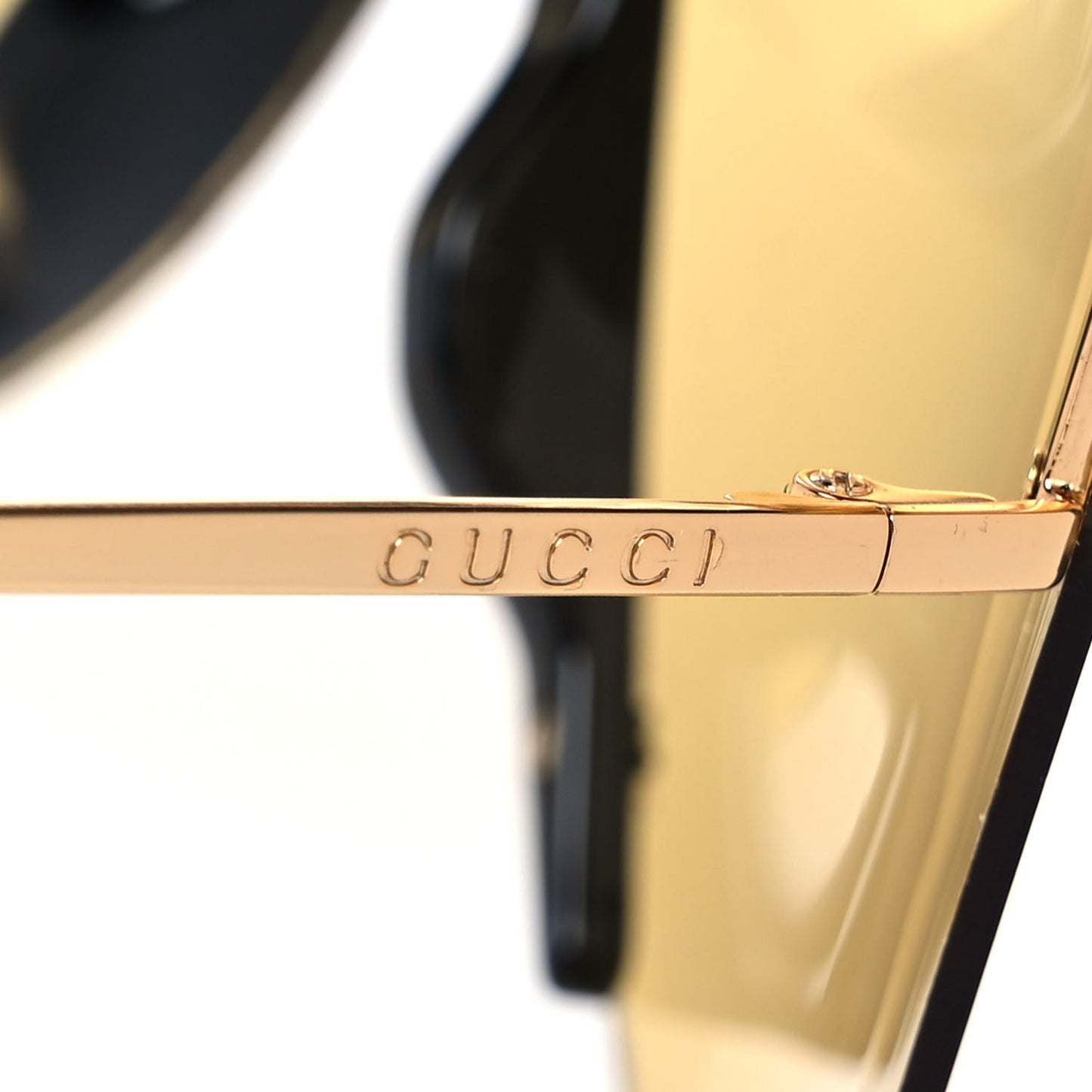 Star Studded Shield Sunglasses GG0541S Yellow