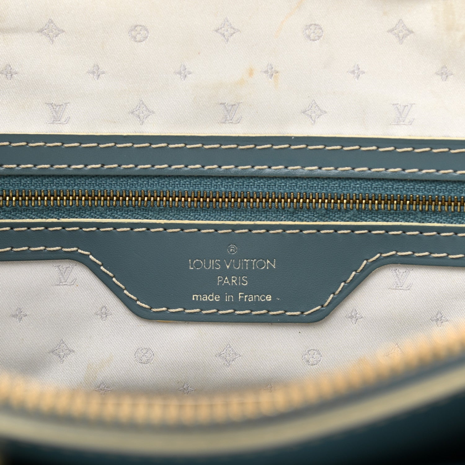 Louis Vuitton Suhali Lockit MM Blue 6 of 14