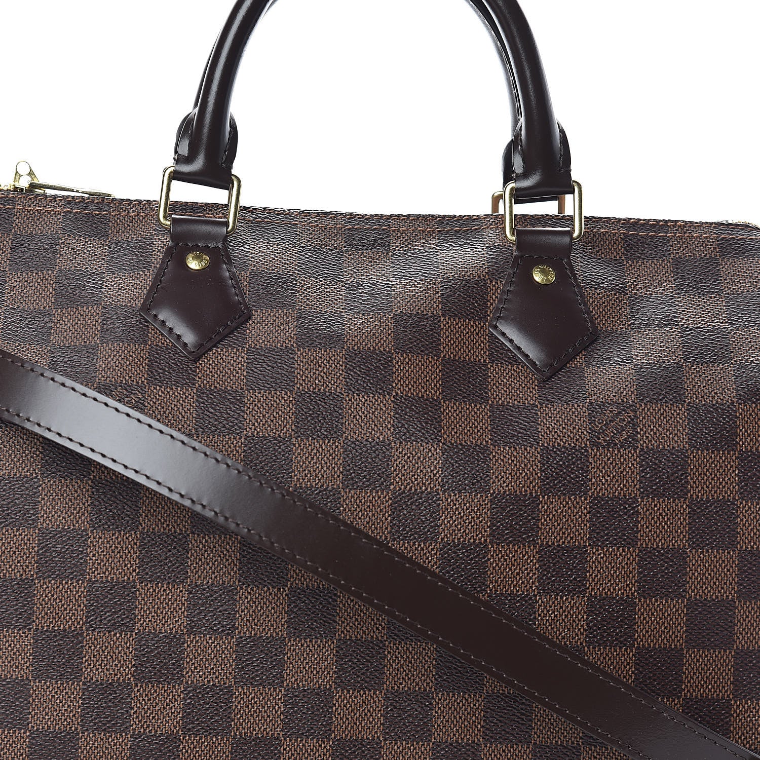 Louis Vuitton Damier Ebene Speedy Bandouliere 30 8 of 10