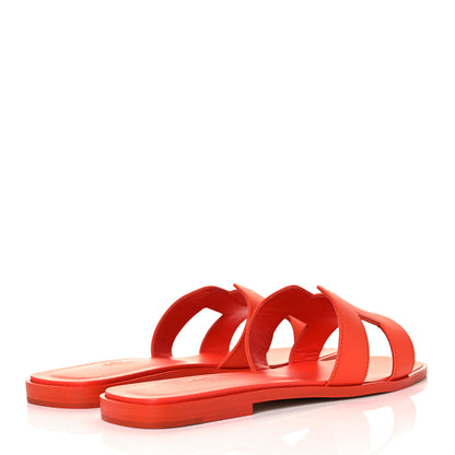 Hermes Epsom Oran Sandals 39 Orange Poppy 4 of 10