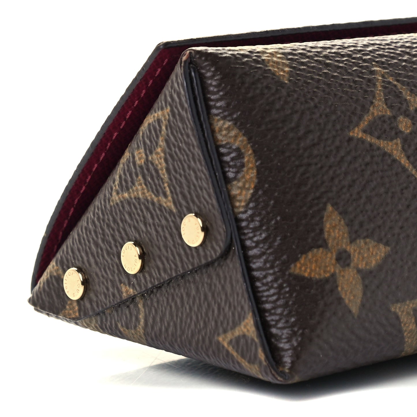 Monogram Rivet Pochette Fuchsia