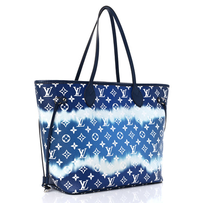 Louis Vuitton Monogram Escale Neverfull MM Blue 5 of 14
