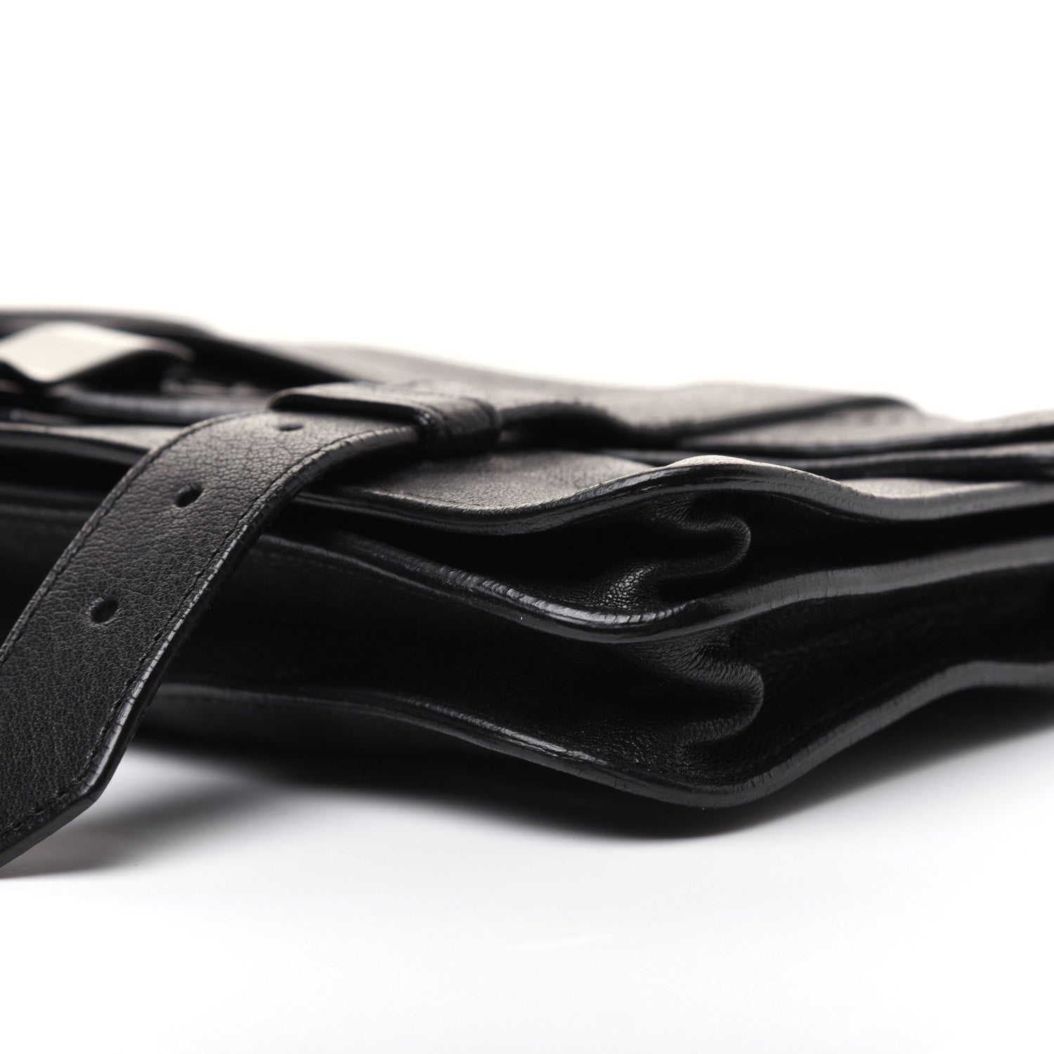 Proenza Schouler Lambskin PS1 Pochette Clutch Black 6 of 17