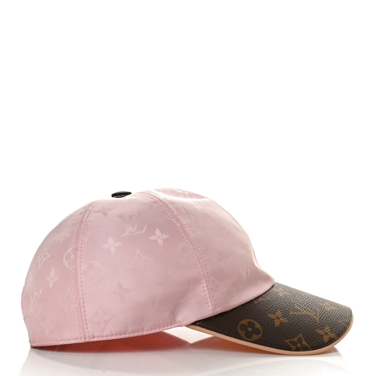 Polyester Silk Monogram LV Get Ready Cap L Pink
