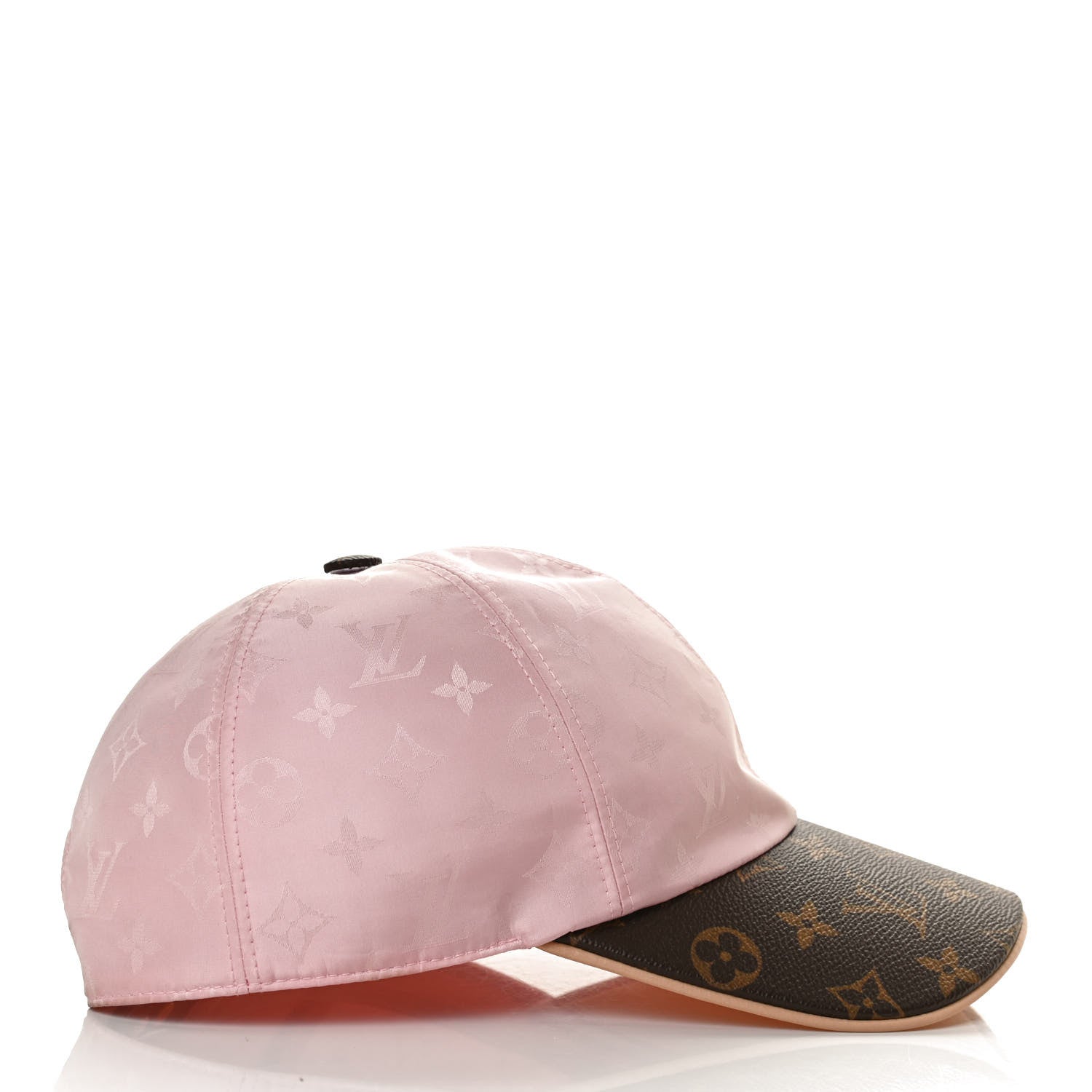 Louis Vuitton Polyester Silk Monogram LV Get Ready Cap L Pink 4 of 10
