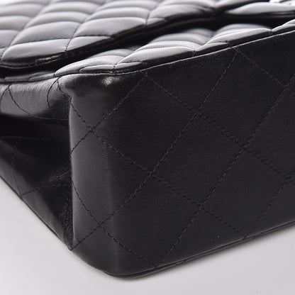 Chanel Lambskin Quilted Jumbo Single Flap Black 8 of 10