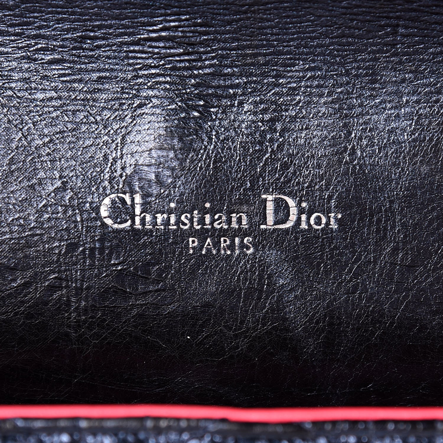 Christian Dior Metallic Calfskin Large Miss Dior Flap Marine 6 of 12