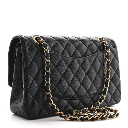 Chanel Caviar Quilted Medium Double Flap Black 3 of 10