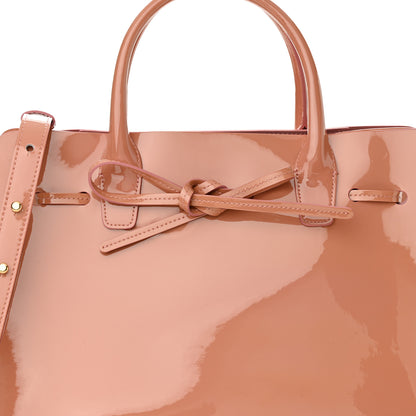 Mansur Gavriel Patent Sun Bag Blush 7 of 10