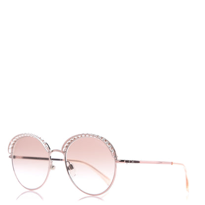 Chanel Round Pearl Sunglasses 4247-H Pink 1 of 7