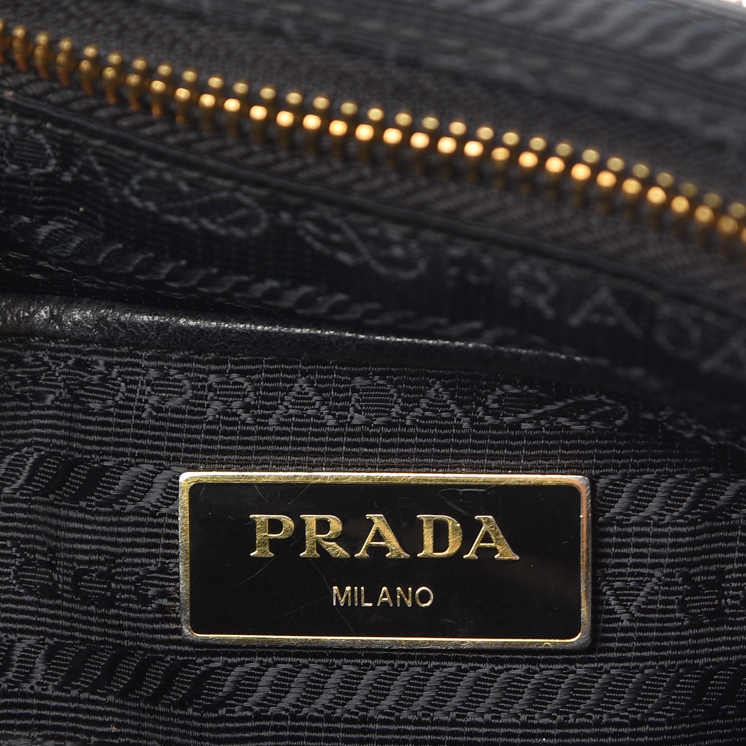 Prada Saffiano Tessuto Nylon Tote Black 7 of 10