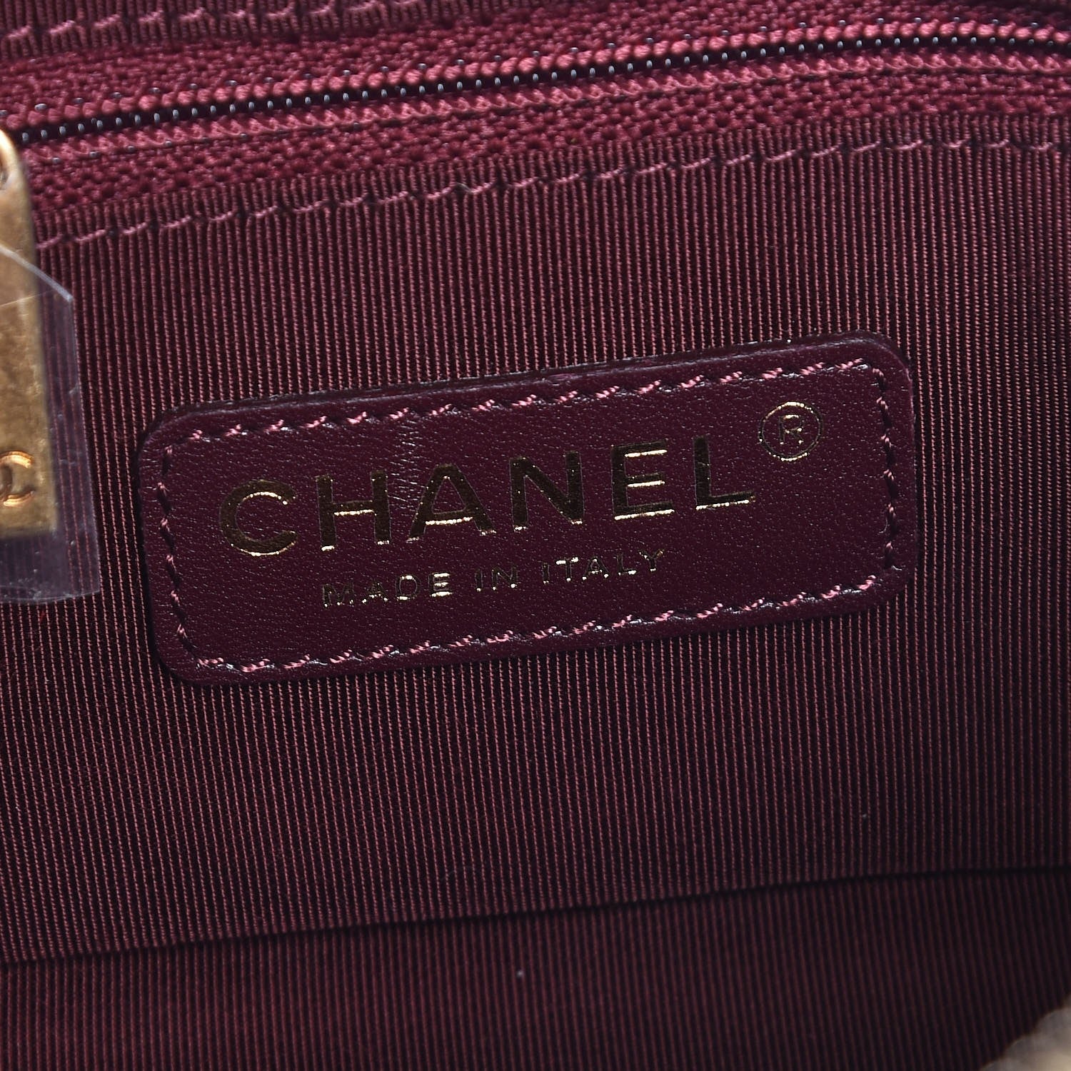 Chanel Lambskin Sheepskin Chevron Camera Case Black Gold 6 of 7