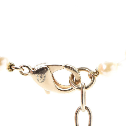 Chanel Pearl CC Long Necklace Gold 6 of 6